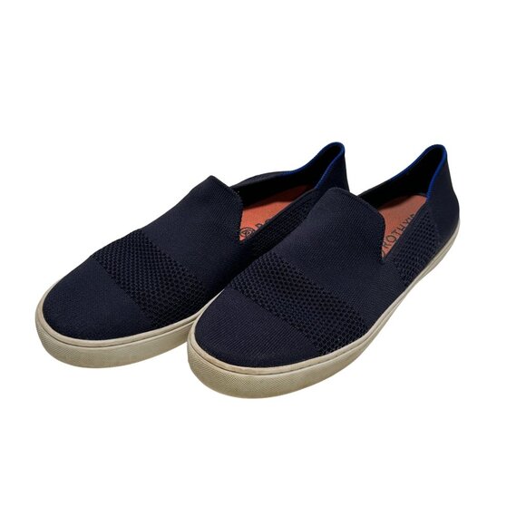 Rothy's Sneaker, Maritime Lattice Stitch, Navy, Slip On Shoe, Women's Size 11 - Picture 1 of 7